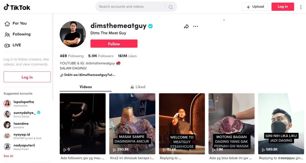 Dimsthemeatguy- Top Tiktok Influencers Malaysia 2022